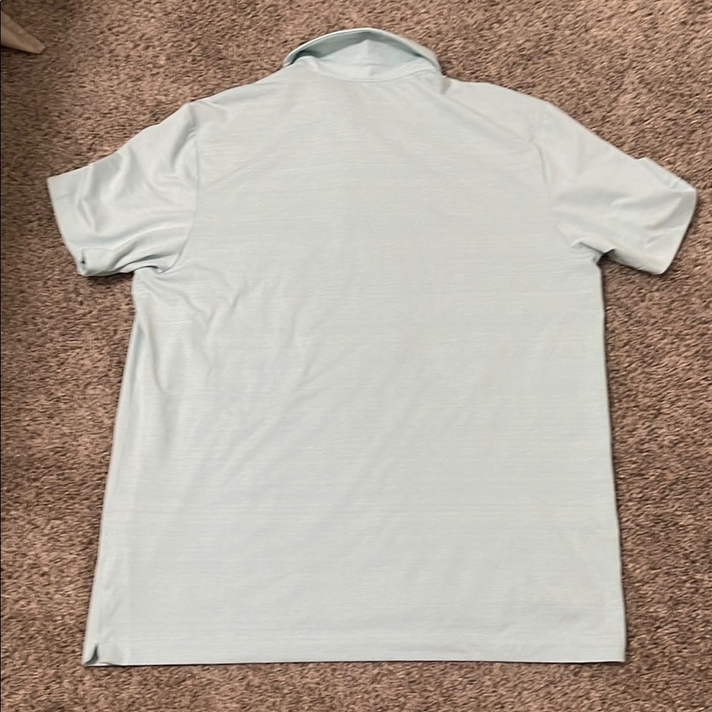 Men's Nike Golf Light Blue Polo Shirt - Picture 7 of 7
